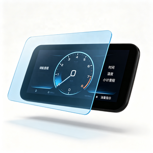 OEM ODM High Transparency PET Film Anti Scratch Fingerprint Resistant for Auto Dashboard Touchscreen Display Custom - Product Image 1