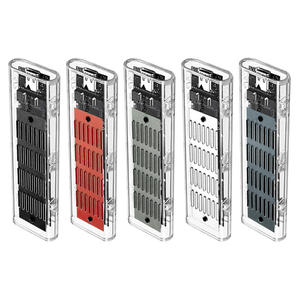 M2 NGFF transparan adaptor Solid State Hard Drive kandang case SSD kotak Hard Disk - Product Image 1