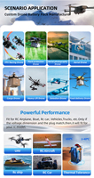 Baterai Lipo lion Custom 6s 7s 12s 14s 18s 16000mah 22000mah 30000mAh Semi Solid State Lithiumion untuk Drone/UAV