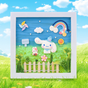 Kit <span class=keywords><strong>de</strong></span> Pintura Creativo para Niños, Manualidades, Plástico 3D, Pegamento en <span class=keywords><strong>Crema</strong></span>, Marco <span class=keywords><strong>de</strong></span> Fotos, Mini Paisaje, Juguete para Niñas <span class=keywords><strong>de</strong></span> Jardín <span class=keywords><strong>de</strong></span> Infancia - Product Image 4