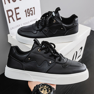 Mens Board Shoes Casual Sports Breathable Trend Versatile Thick Soled Wear-resistant Lightweight Soft Sole Low Top Board Shoes - Product Image 4