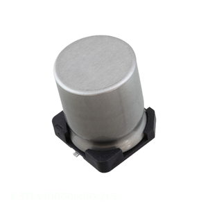 Condensador de Montaje Superficial (SMD) de Aluminio de 10000 uF, 20%, 6.3V, Canal del Fabricante 10000, 6.3TLV10000M18X21.5 - Product Image 1