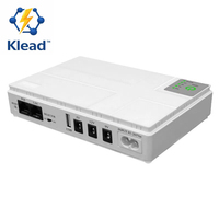 KLEAD C3K UPS Interactivo Portátil de 3000VA, Mini Batería de Respaldo de 18W CC para Router, Módem, Cámara IP, Salida POE, Protección Contra Cortes de Energía
