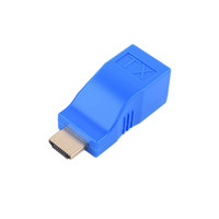 Extensor HDMI 4K RJ45, Extensión de hasta 30 m a través de Red Ethernet LAN CAT5e/Cat6 para HDTV, HDPC, DVD, PS4, PS5, STB