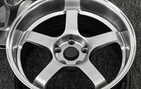 Jantes forgées ROC GT Racing Flow Form 18 19 20 21 22 pouces 5x114.3 5x120 Polies à déport profond pour GT-R WRX