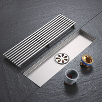 Drain de sol anti-odeur rectangulaire Offre Spéciale de haute qualité en acier inoxydable pour salle de bain