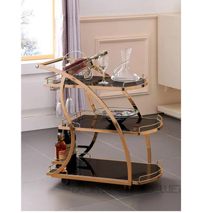 Voiture de restaurant en acier inoxydable personnalisée, Buffet d'<span class=keywords><strong>hôtel</strong></span>, voiture de salle à manger de qualité alimentaire, voiture de restaurant mobile de Guangdong à vendre - Product Image 5