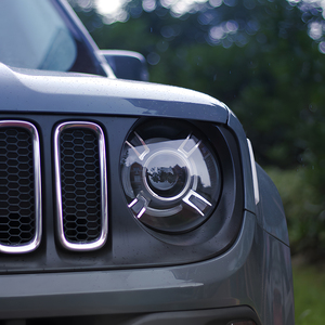 Conjunto de lámparas delanteras de coche para <span class=keywords><strong>Jeep</strong></span> <span class=keywords><strong>Renegade</strong></span> 2016-2021 actualización nueva lente de proyector de faro automático LED accesorios de alta calidad - Product Image 4