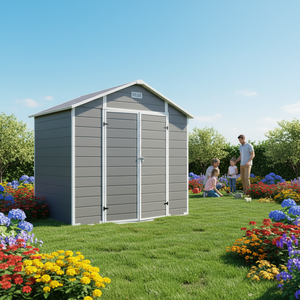 Nouveau modèle <span class=keywords><strong>de</strong></span> remise <span class=keywords><strong>de</strong></span> rangement extérieure personnalisée <span class=keywords><strong>en</strong></span> acier <span class=keywords><strong>de</strong></span> haute qualité, écologique, durable et facile à assembler - Product Image 3