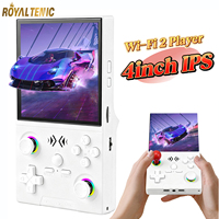 Console de jeu portable rétro XF40V 4 pouces avec plus de 18000 jeux classiques intégrés, connexion Wi-Fi, lecteur de jeux portable pour enfants, cadeau