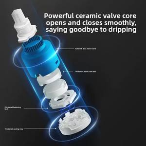 <span class=keywords><strong>Robinet</strong></span> de cuisine et de salle de bain en acier inoxydable 304 de qualité supérieure, <span class=keywords><strong>mitigeur</strong></span> chaud/froid avec aérateur doux, cartouche céramique, anti-fuite - Fabricant - Product Image 5