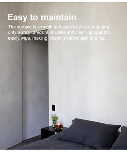 Microcemento profesional, <span class=keywords><strong>pintura</strong></span> tecnológicamente avanzada, paredes interiores, apariencia de revestimiento líquido, resistente al agua, a base de emulsión - Product Image 5