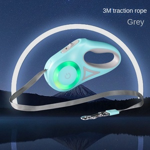 Chất Lượng Cao Tự Động Có Thể Thu Vào Con Chó Dây Xích Nylon 3/5 Mét LED Lóa Cho Sử Dụng Ngoài Trời Vào Ban Đêm - Product Image 5