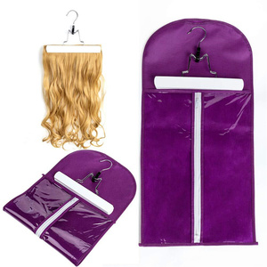 Estuche de Almacenamiento para Pelucas y Extensiones de Cabello, Bolsa para Pelucas con Gancho para el Hogar y Viajes, Venta al Por Mayor - Product Image 1