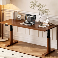 Bureau debout à double moteur, table d'ordinateur réglable en hauteur, bureau de travail réglable en hauteur