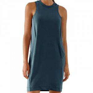 Robes sans manches personnalisées de qualité OEM pour femmes, amples, pour le yoga, les sports de plein air, couleur unie, légères et respirantes - Product Image 1