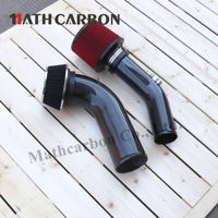 Pipa Serat Karbon Kering Custom Mathcarbon 3k Twill Matte Glossy Tahan Suhu Tinggi 100% Teruji M15