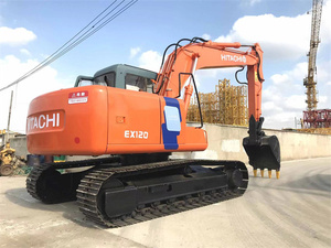 Excavadora de 12 toneladas Precio bajo y excelentes condiciones Excavadora Hitachi EX120 ZX120 usada - Product Image 2