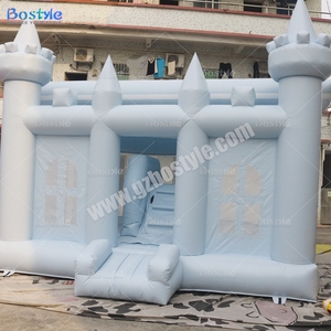Thương mại cấp Inflatable thư bị trả lại nhà cầu vồng bóng Inflatable Bouncer với hồ bơi bouncy lâu đài trượt nước để bán - Product Image 2