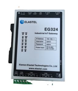 Elastel EG324 Gateway Industrial IoT Modbus Bacnet, <span class=keywords><strong>Armv7</strong></span> Cortex-A9 Quad-core 1.4GHz, 512MB DDR3, 8GB EMMC, RS485, RS232, 4G LTE - Product Image 1