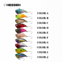 Leurre de pêche japonais Hessen 4g 8g coulant et vibrant avec hameçon simple, appât artificiel dur pour la pêche en eau salée et au brochet