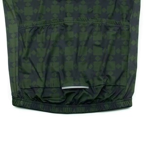 Maillot de cyclisme pour homme Zede léger, respirant, anti-transpiration, confortable, couleur verte à carreaux, pour le cyclisme sur route et en montagne - Product Image 5