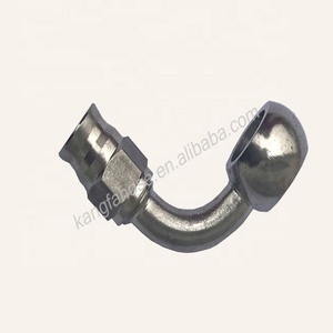 3AN AN3 90 degrés 10mm laiton <span class=keywords><strong>olive</strong></span> nouvelle condition 1/8 <span class=keywords><strong>tuyau</strong></span> <span class=keywords><strong>de</strong></span> <span class=keywords><strong>frein</strong></span> en Ptfe tressé en acier inoxydable pièces <span class=keywords><strong>de</strong></span> <span class=keywords><strong>frein</strong></span> auto en acier inoxydable - Product Image 1