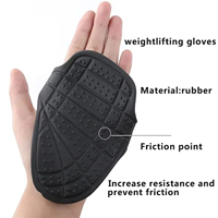 Gants d'entraînement en silicone pour la musculation, coussinets de préhension respirants et antidérapants pour haltères, tractions et entraînement de force