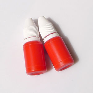 Recharge d'encre pour tampons noirs, bleus et rouges, couleurs vives. - Product Image 6
