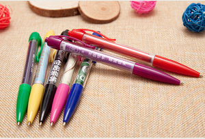 Bointpoint bút với nhựa có thể thu vào quảng cáo biểu ngữ 0.7mm bằng văn bản chiều rộng kéo cao su cờ - Product Image 5