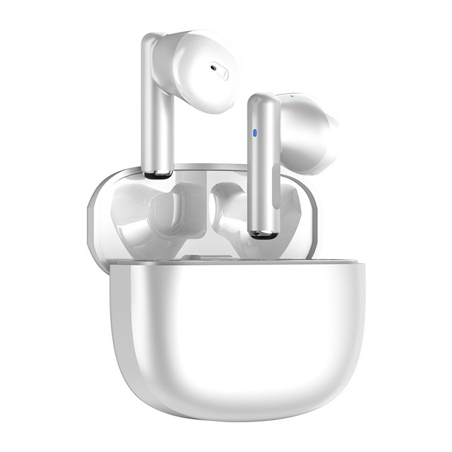 Metal Wireless TWS Earbuds ENC Bluetooth Headphones with LED Battery Indicator Mic Active Noise Cancelling Earphones For Sports