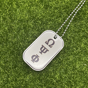 Tùy Chỉnh 2025 Thương Hiệu Mới Hiệp Hội Dịch Vụ Dog Tag Sorority Biểu Tượng Hy Lạp Delta Dog Tag Cho Phụ Nữ - Product Image 3