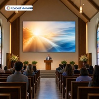 P1.8 P2.5 Bildschirm Led-Videowandschirm für große Kirchen und Auditorien Led-Anzeigenbildschirm Kirche Öffentliche Kulissen Led-Schilder