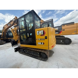 Mini-excavatrice sur chenilles Caterpillar 305.5 d'occasion de haute qualité, 5,5 tonnes, pour petits projets d'ingénierie - Product Image 2