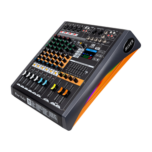 8-Kanal Professionelles BT USB Audio-Mischpult Sound-Mixing-Konsole 100 DSP RGB 7-Band EQ für Bühne Studio <span class=keywords><strong>DJ</strong></span> Aufnahme Live - Product Image 5