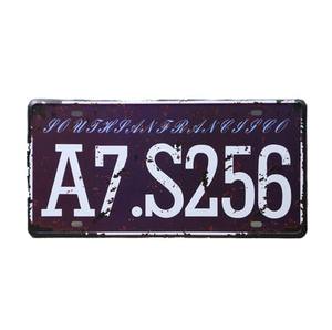 Matrículas de coche al por mayor de alta calidad, diseños decorativos en relieve Vintage de aluminio personalizados, matrícula personalizada - Product Image 4