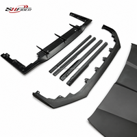 Kit carrosserie style Kuhl, capot pour Toyota Alphard Vellfire série 40, lèvre de pare-chocs avant, aileron arrière, calandre.