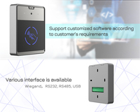 Un AC8630 impermeable código QR Reader-Código de la cerradura de la puerta ethernet RS232 RS485 2D escáner de código de barras de Control de acceso