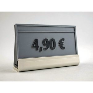 Porta-etichetta, binario dei prezzi e cartellino per banco di mercato, stampa 3D FDM, a partire da 0,90 € cadauno - Product Image 1