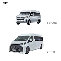 Kit carrosserie LED pour pare-chocs et capot de voiture, design Couronne Kaiser, pour Toyota Hiace Majesty Premio 2019-2025 – Vente Flash