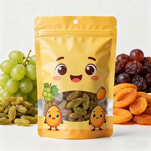 Sachets refermables à fermeture éclair, multi-tailles, pour biscuits, bonbons, salades, avec impression en gravure de logo personnalisé, qualité alimentaire, résistants à l'humidité, en PE - Product Image 2