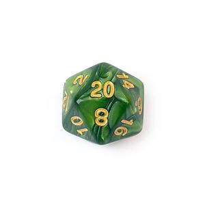 Ensemble de dés D12 D10 D8 D6 D4 vert 7 pièces pour D20 RPG Jeux de société de donjons - Product Image 4