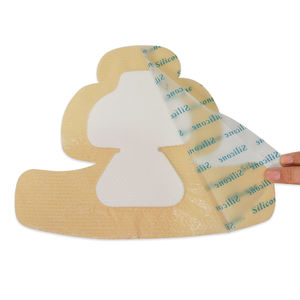 แผ่นแปะแผลซิลิโคนกันน้ำดูดซับน้ำได้สูงสำหรับแผลในแผลที่แผลกดทับบนเตียงขนาด12.5*20ซม. - Product Image 3