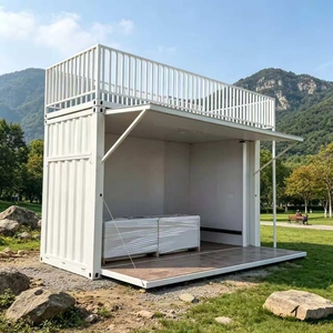 Contenedor de Almacenamiento de Acero Transpirable Moderno de 20 y 40 pies, Casa Prefabricada, Villa de Lujo, Hotel, Paquete Plano, 1 Año de Garantía - Product Image 2