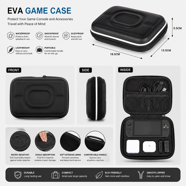 Custom EVA Game Case  Waterproof Shockproof and Portable Storage for Game Consoles and Accessories