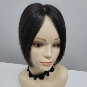 7 Inch <b>Short</b> Straight <b>Human</b> <b>Hair</b> Clip In Toupee <b>Wig</b> Lightweight Comfortable Cap With Inner Combs WIGTS Korean Design - Product Image 1