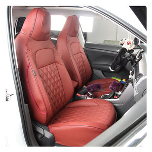 ชุดป้องกันหนังหุ้มเบาะรถยนต์หนังแท้ทุกชิ้นดีไซน์ประดับเพชรหุ้มเบาะรถยนต์ <span class=keywords><strong>Volkswagen</strong></span> Toyota - Product Image 1