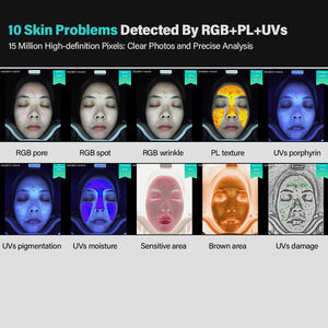 חדש נייד 3 ספקטרום ai פנים חכם ניתוח עור פנים מכונת ניתוח עור פנים עם 180 ° rtable דו "ח להדפסה - Product Image 2