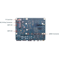 GGDX Radxa Rock 5b Azul, CPU RK3588 de 8 Núcleos, con Salida 8K y Conector M.2 M Key PCIe 3.0, Computadora de Placa Única
