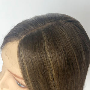 Perruque Naturelle <span class=keywords><strong>Mi</strong></span>-Longue de <span class=keywords><strong>Cheveux</strong></span> Humains Remy de Couleur Mixte Offre Spéciale avec Lace Front pour Femmes - Product Image 4